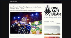 Desktop Screenshot of owlandbear.com